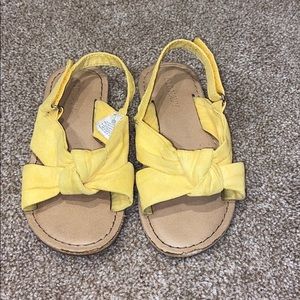 Yellow sandals